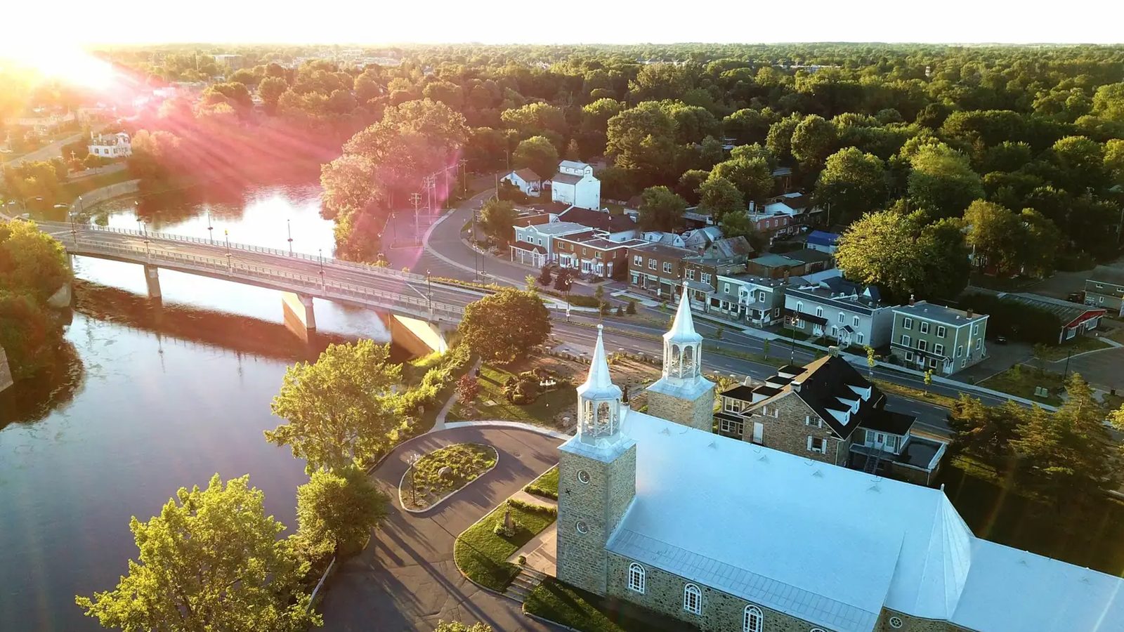Châteauguay en images : un coin de la ville (Montérégie)