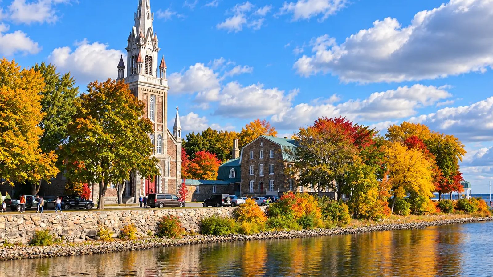 Oka en images : un coin de la ville (Laurentides)