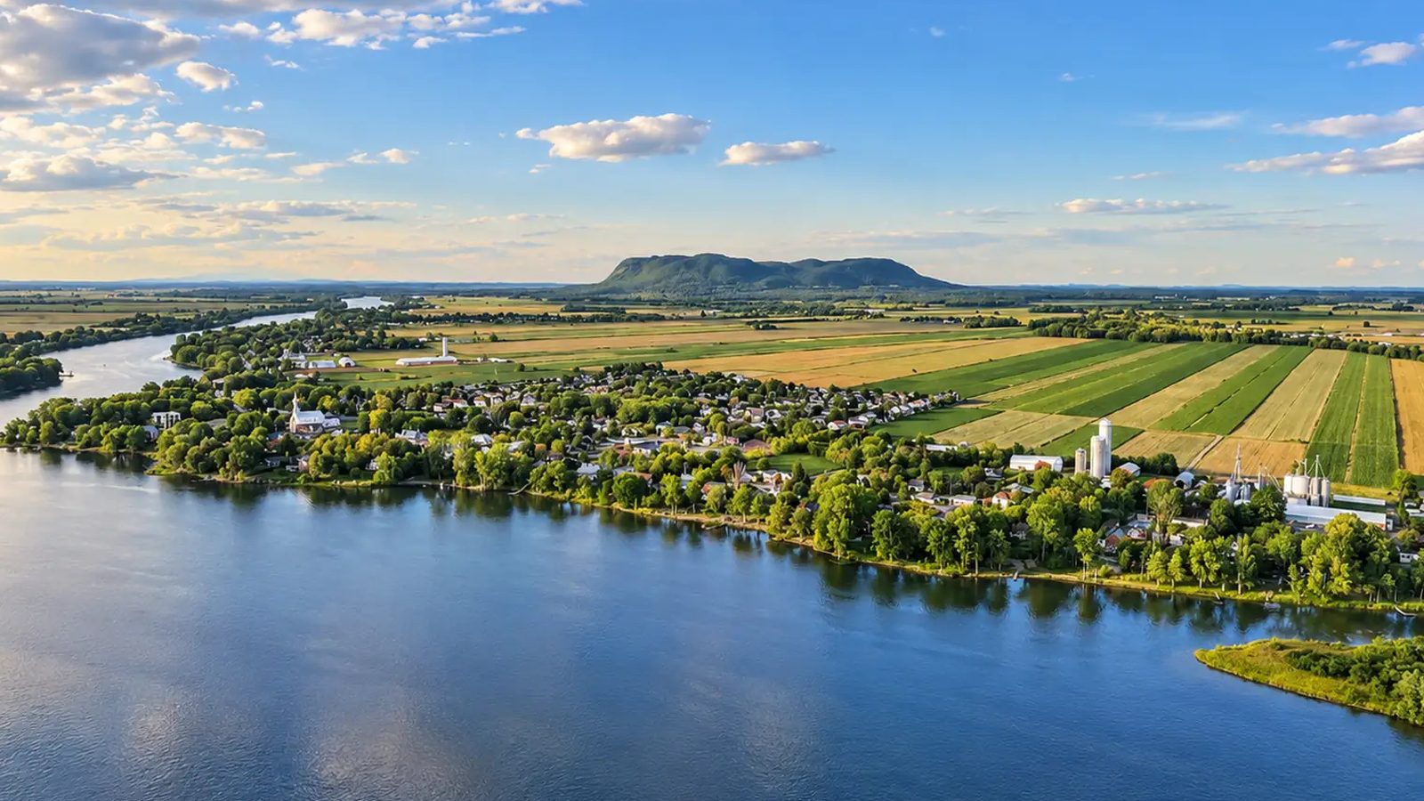 Saint-Mathias-sur-Richelieu en images : un coin de la ville (Montérégie)