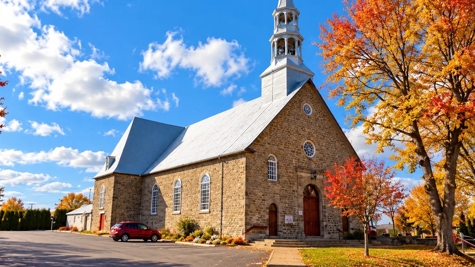 Saint-Paul en images : un coin de la ville (Lanaudière)