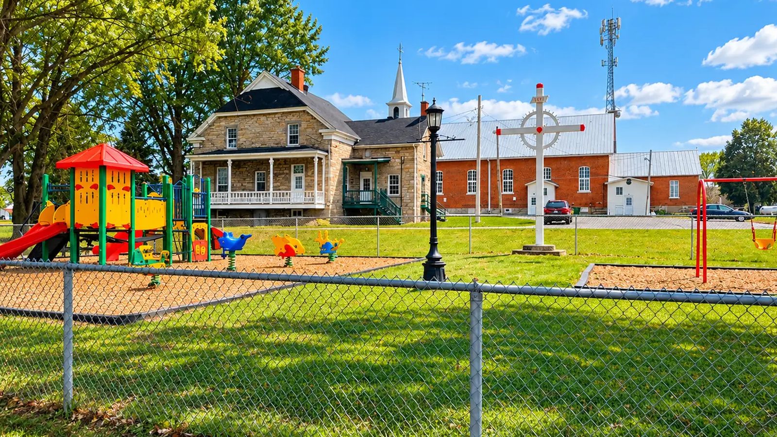 Sainte-Clotilde en images : un coin de la ville (Montérégie)