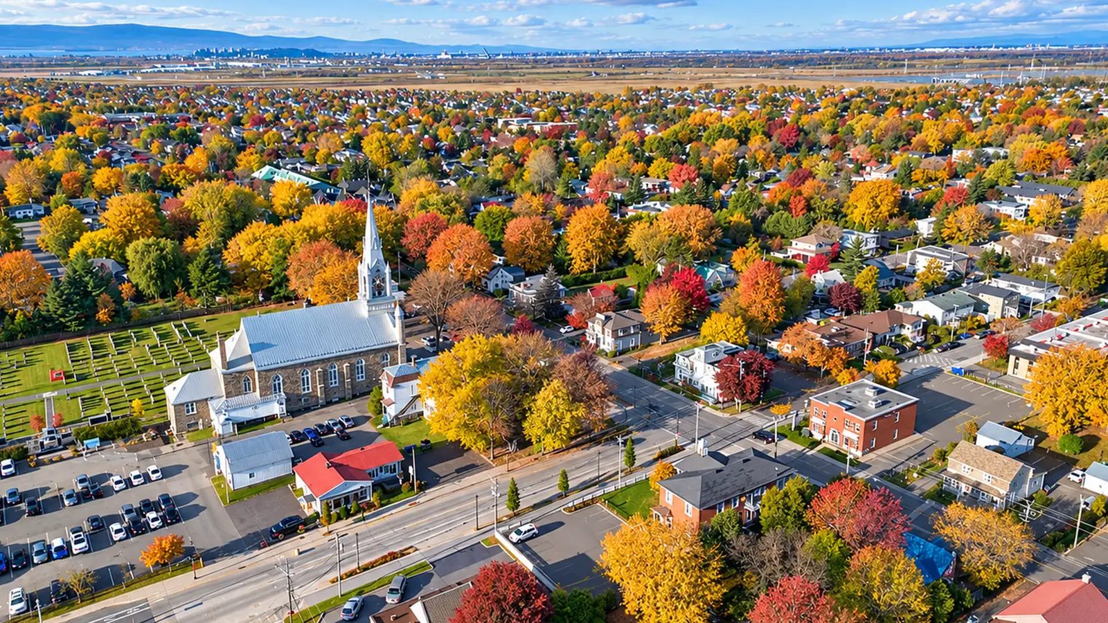 Sainte-Julie en images : un coin de la ville (Montérégie)